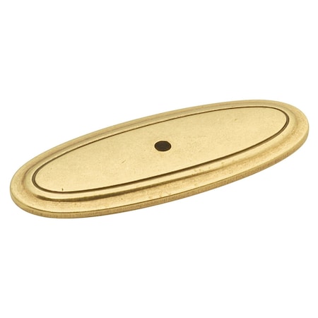 Hickory Hardware Backplate Knob Oval P277-LP